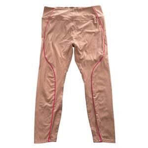 Good American Electric Leggings Heathered Pink GP0270 GA 6 / 3XL 26" Inseam